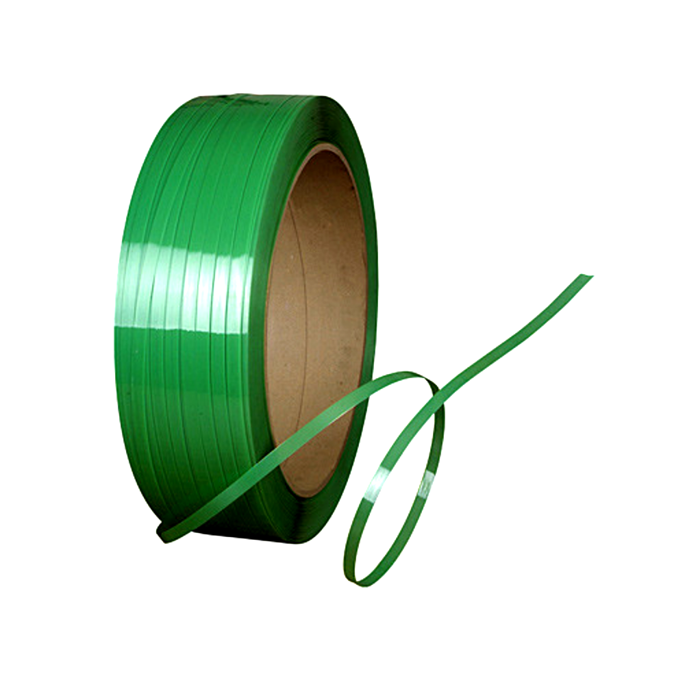 Plain Green PET Plastic Strap Roll, Packaging
