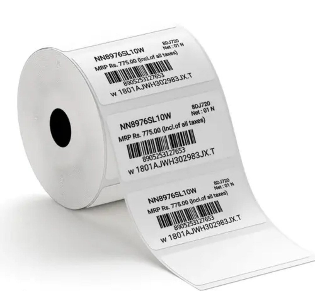 Premium Quality White Paper Bar Code Labels